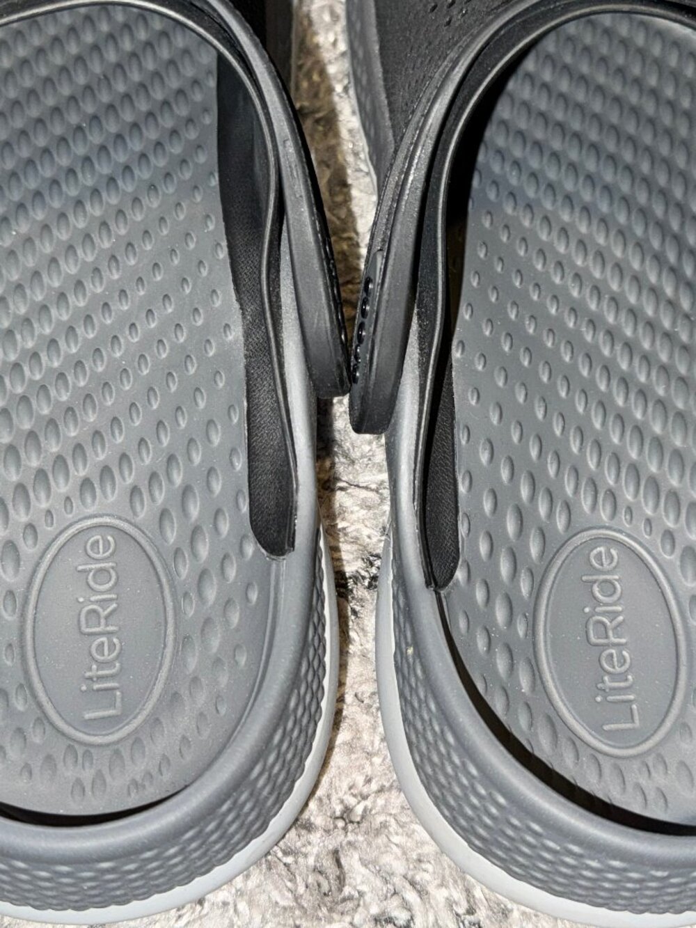 Crocs Lite Ride Black and Grey - Picture 3 of 7